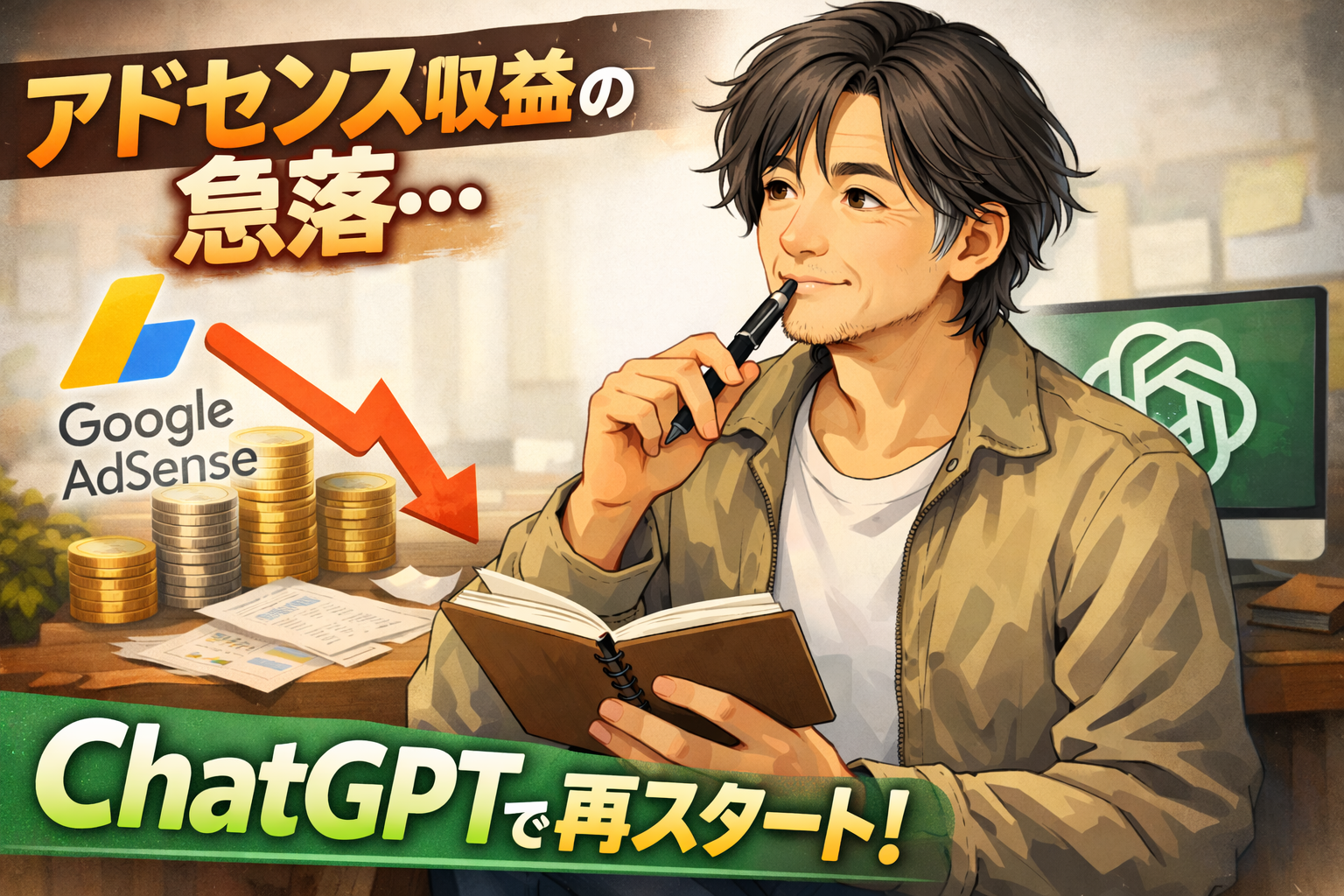 アドセンス収益が落ち込んだ理由