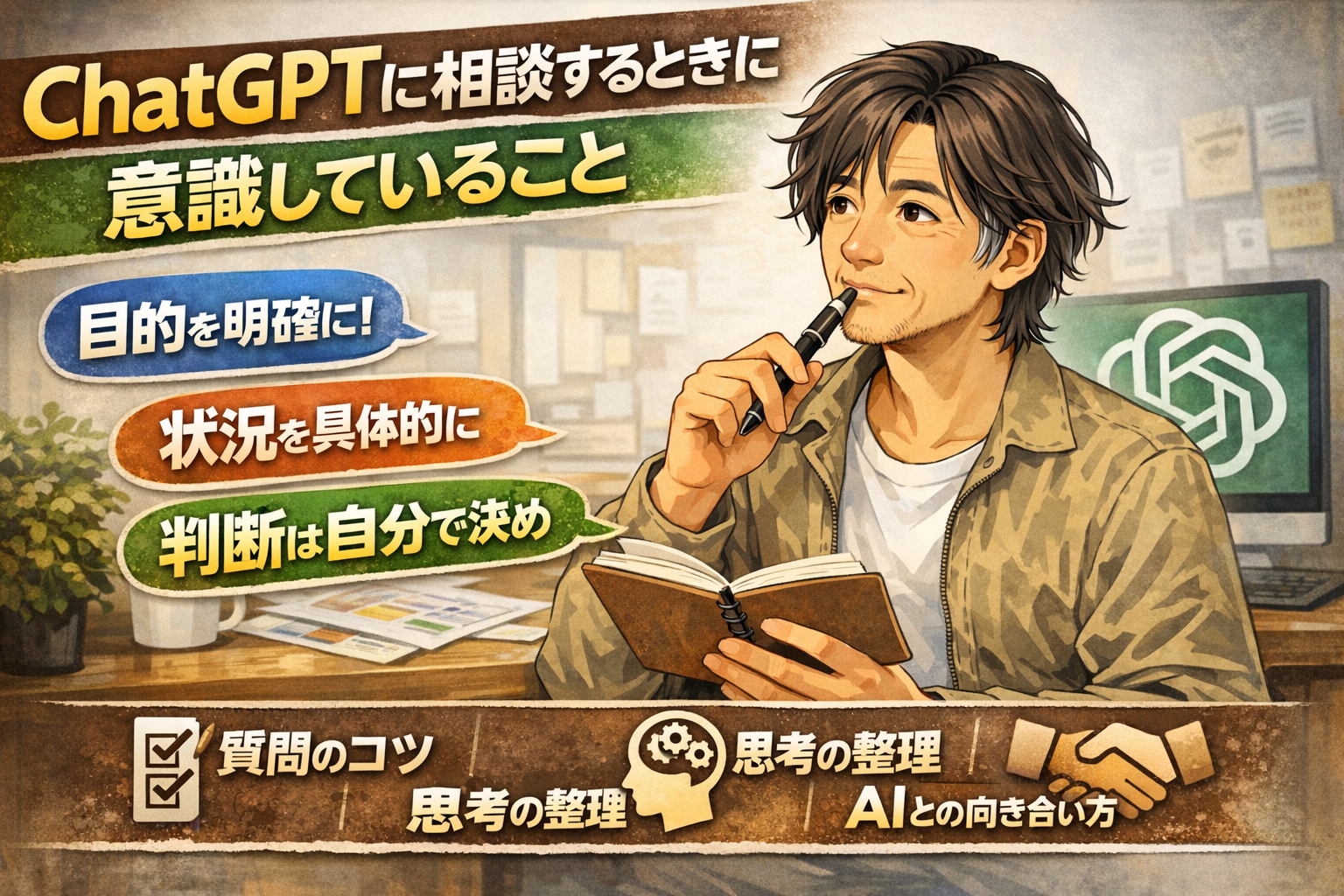 ChatGPTに相談